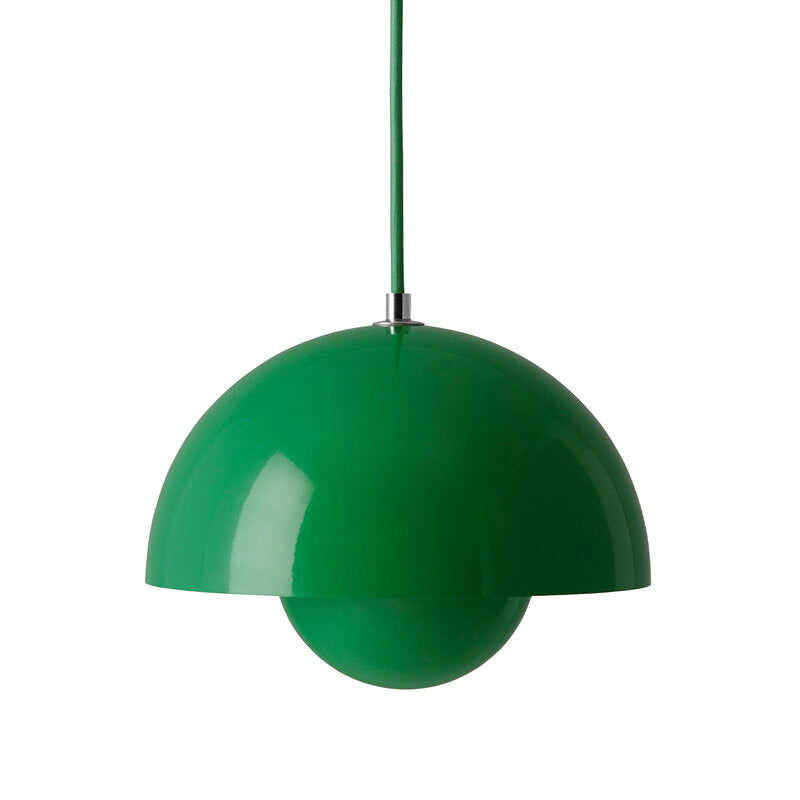 Flowerpot Pendant VP1, Signal Green