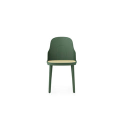 Allez Chair Molded Wicker Seat, Park Green