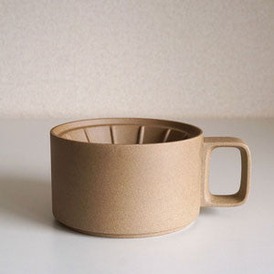 Hasami Porcelain Coffee Dripper, Brown