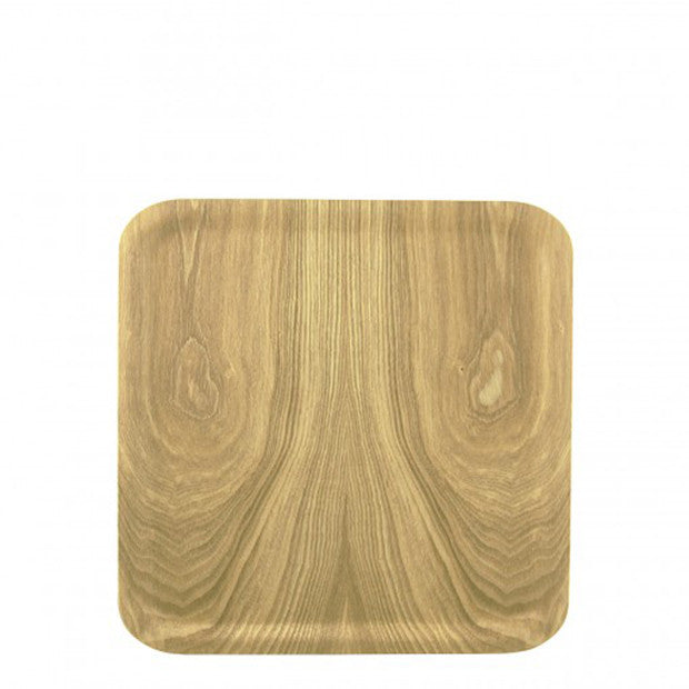Kinto Non-Slip Square Tray, 12.5" x 9.5" Willow