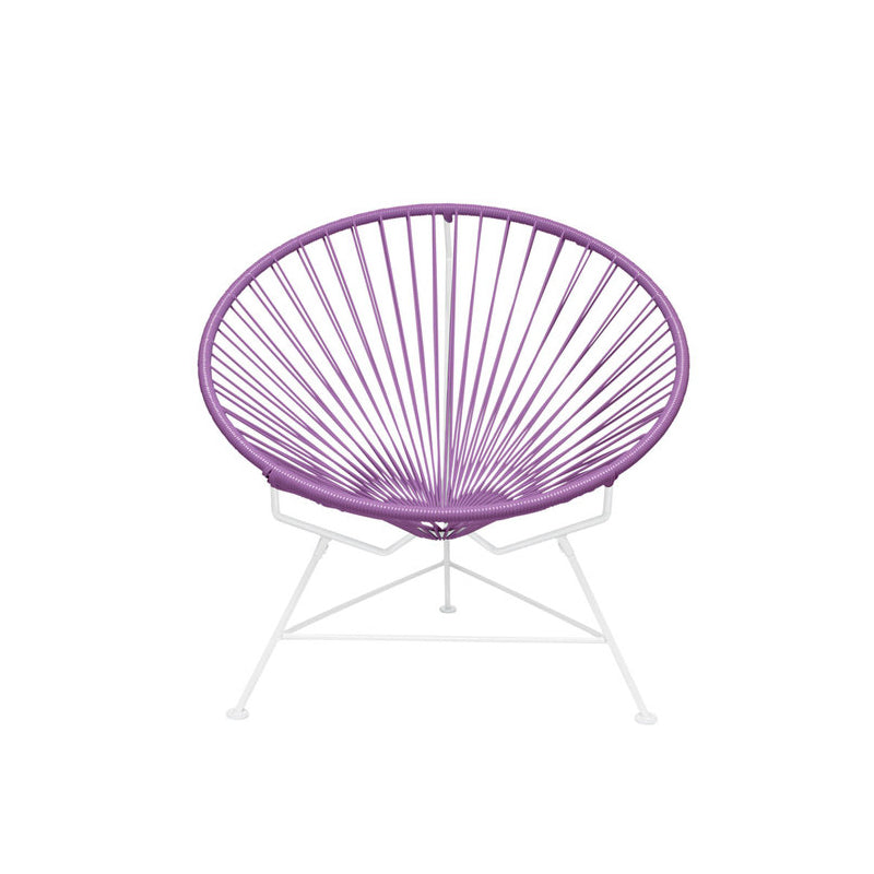 Condesa Chair, Light Purple cord/White Frame