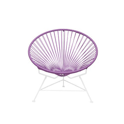 Condesa Chair, Light Purple cord/White Frame
