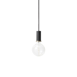 Collect LIghting, Socket Pendant Low - Black