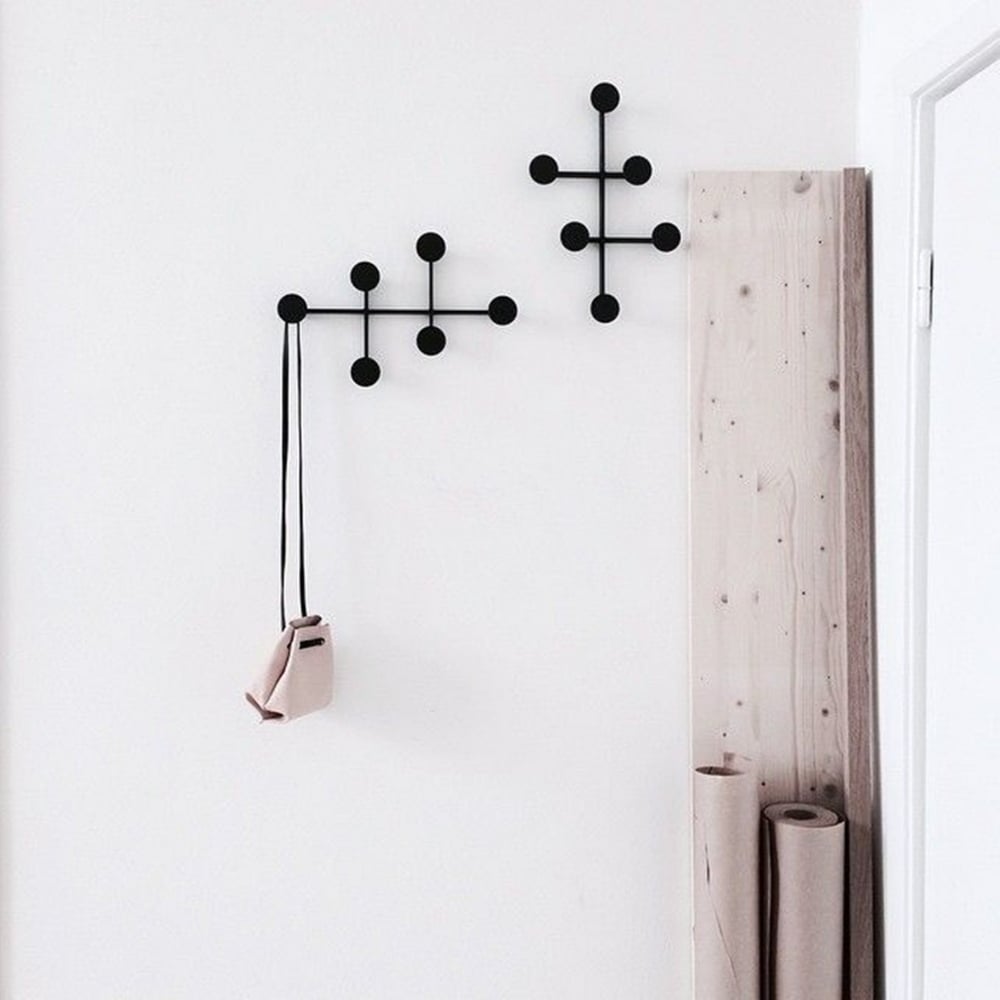 Afteroom Coat Hanger, Black-Hardware& - Hooks-Audo-vancouver special