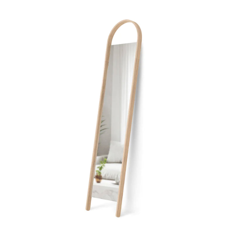 Bellwood Leaning Mirror, Natural