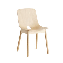 Mono Dining Chair, White Pigmented Lacquered Oak