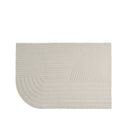 Relevo Rug, Off White, 5'6" x 7'9