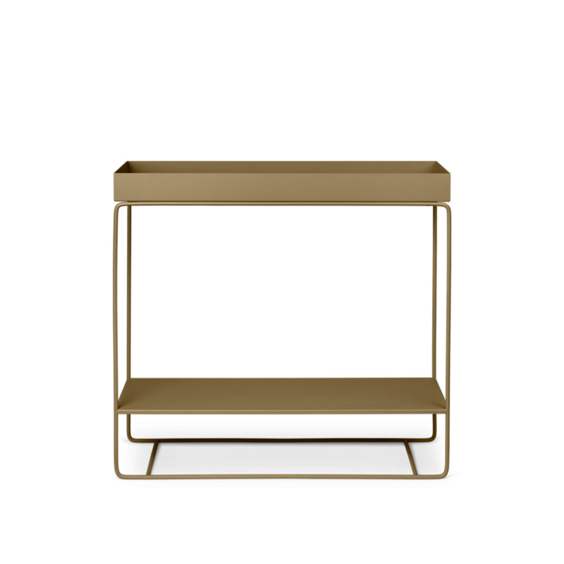 Plant Box, Rectangle, Two Tier, Olive