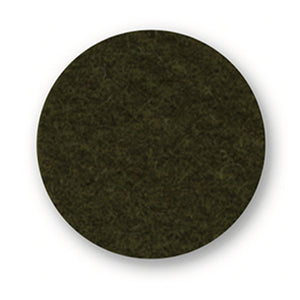 Felt placemat round, 33cm, olive dunkel