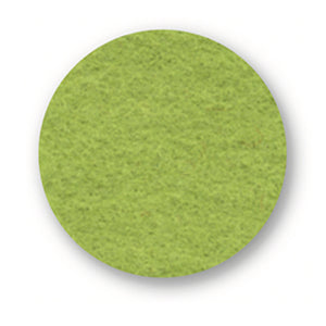 Felt placemat round, 33cm, olive green