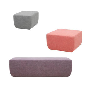 Opera Pouf, Medium, Green Felt 293