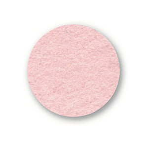 Felt placemat round, 27cm, pastelrosa