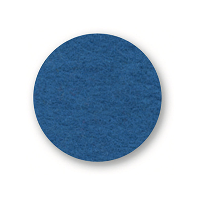 Felt placemat round, 27cm, petrol