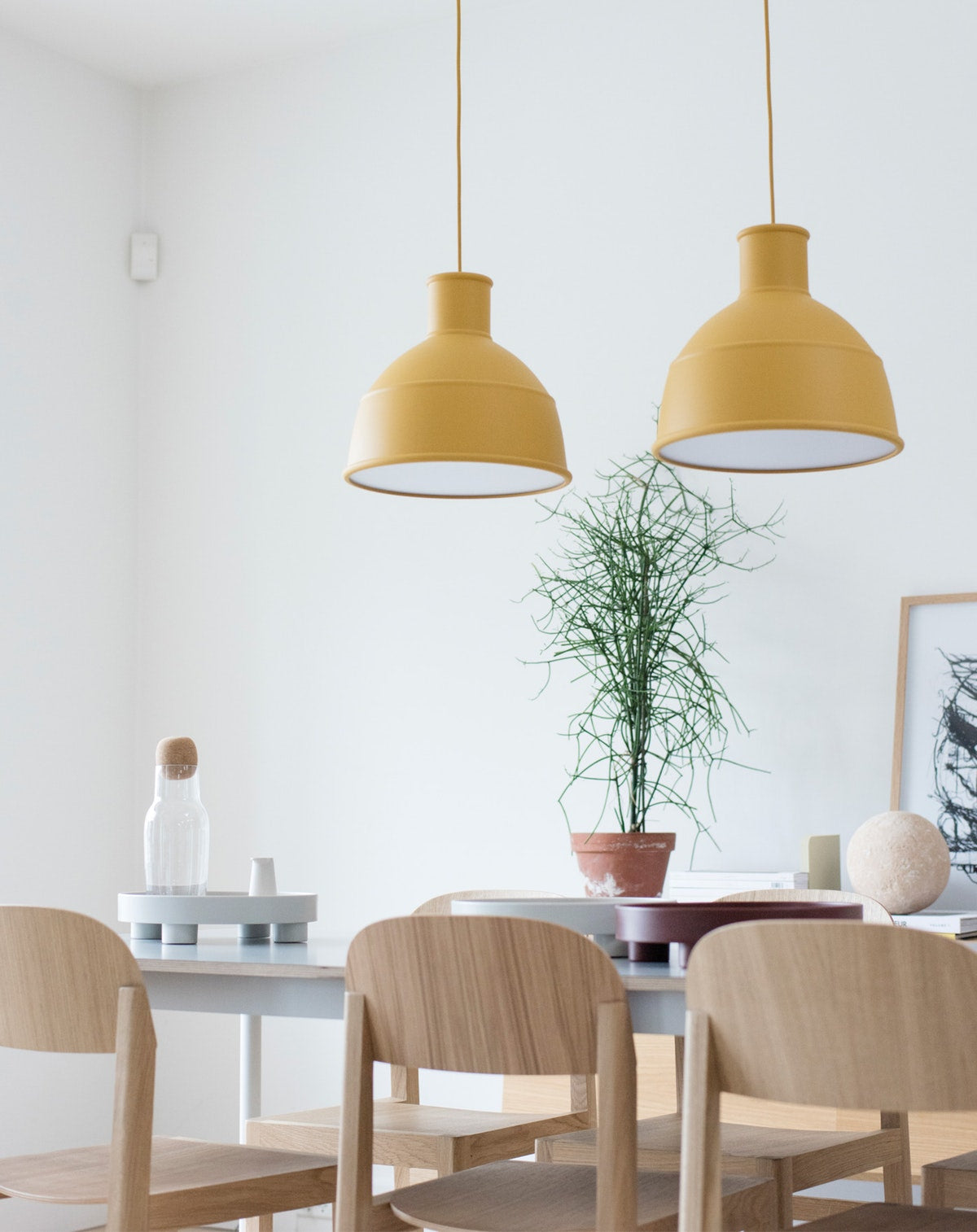 Unfold Pendant, Mustard