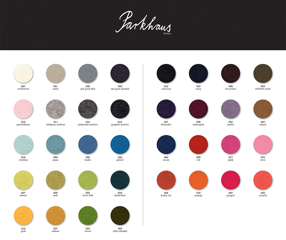 Felt coaster round, 10cm, navy