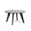 Satellite End Table, Round 26", Charcoal Grey