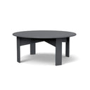 Lollygagger Cocktail Table, Round 30", Charcoal Grey