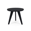 Satellite End Table, Round 18", Black