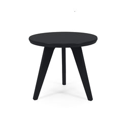 Satellite End Table, Round 18”, Black