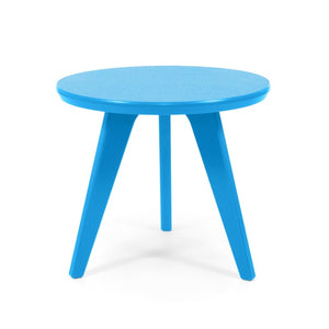 Satellite End Table, Round, 18” Sky Blue