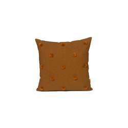 Dot Tufted Cushion, Sugar Kelp/Mustard