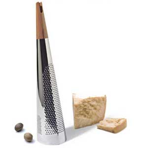Todo Cheese Grater, Steel and Wood