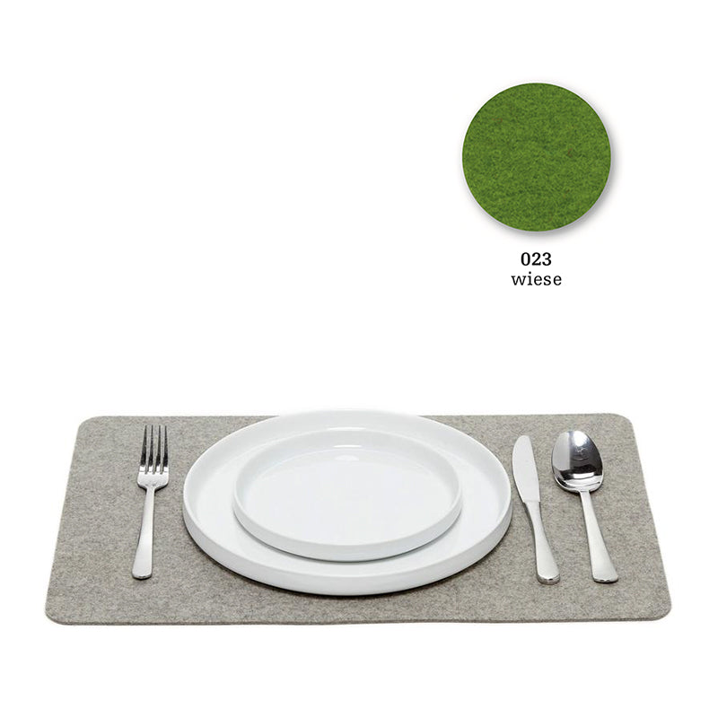Felt placemat, 30x45cm wiese green